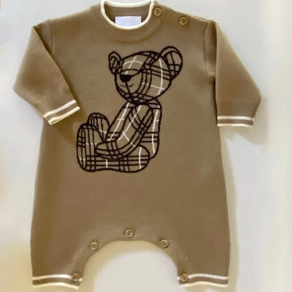Burberry Baby Thomas Bear Infant Romper